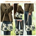 thumbnail image 4 of FORMRS Womens Shoulder Bag with Chain Strap Clutch Purse Cute Tote Handbag, Navy Flower, 4 of 7