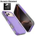 thumbnail image 6 of iPhone 17 Pro Max Case , 2 in 1 Phone Case for iPhone 17 Pro Max 6.9 inch ,Takfox Shockproof Protection Heavy Duty Armor Hard Plastic & Rubber Rugged Full Body Bumper Cover- Purple, 6 of 10