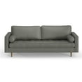 thumbnail image 4 of Pemberly Row Modern / Contemporary Vegan Leather Sofa in Slate, 4 of 5