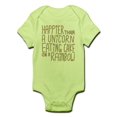 thumbnail image 1 of CafePress - Happier Than A Unicorn... Infant Bodysuit - Baby Light Bodysuit, 1 of 1