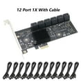 thumbnail image 7 of PCIe SATA Card 12/16/20 Ports, PCIe to SATA 3.0 Controller Expansion Card, Support HDD SSD 6Gbps, 7 of 7