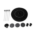 thumbnail image 3 of DOLITY 1W Solar Bird Bath Pump with 6 Different Nozzle Water Cycle Solar Water, 3 of 9