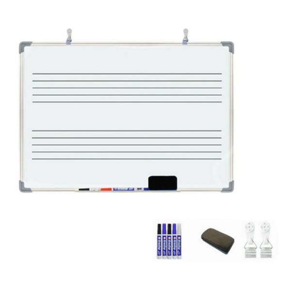 Pizarra blanca de música, tablero de borrado , almohadilla de escritura, portátil, ayuda de entrenamiento, Lapboard de doble cara para estudian