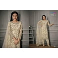 thumbnail image 6 of Traditional Wear Indian Pakistani Designer Sewn Salwar Kameez Trouser Pant Dress ( White, M - 40 ), 6 of 7