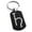 Black, variant on Stainless Steel Solar System Planetary Saturn Engraved Dog Tag Keychain Keyring