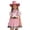 Pink, variant on ANINEO Girls Western Cowboy Outfit Sets Clothes Dress With Vest And Skirt For Party Play Christmas Dress Up Clothing for Child