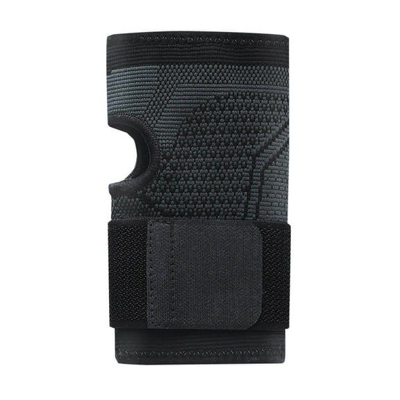 Xfvqtps Mens Sports Fingerless Gloves Thumb Hole Adjustable Velcro Breathable Sports Protective Gear Wrist Fitness Gloves Black