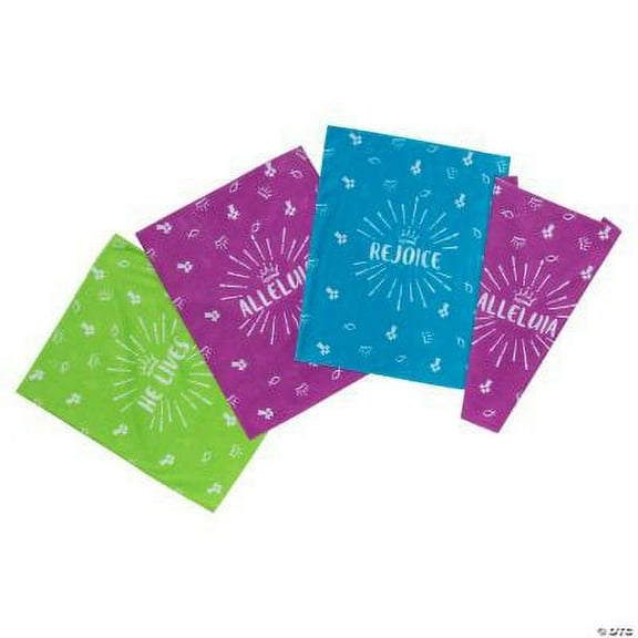 He Lives Tube Bandanas, Easter, Apparel Accessories, 12 Pieces