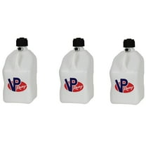 VP Racing 3522-CA, 5.5 Gallon Square White Motorsport Jug w/ 14 Inch Standard Filler Hose Close-Trimmed Cap and Neck for Tighter Seal (2 Pack)