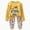 A27-Yellow, variant on Cute Baby Girl Clothes Long Sleeve Print Sweatshirt Top and Pants Set Toddler Girl Fall Outfits Loungewear Homewear,6-12 Months