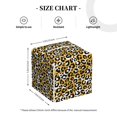 thumbnail image 4 of Fotbe Leopard Porta Pañuelos Decorativo de Cuero, Caja Cuadrada Moderna para Pañuelos Faciales, Organizador y Dispensador 5x5x5'', 4 of 7