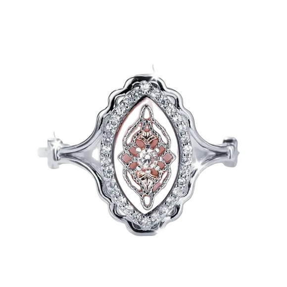 Cameland Bague Vintage en Dentelle Bague Personnalisée et Haut de Gamme pour Femmes