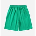 thumbnail image 4 of Men Solid Color Casual Fashion Loose Elastic Waist Pockets Exercise Shorts Pants, 4 of 6