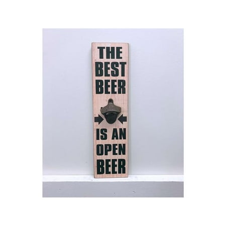 

Mr. MJs Trading IV-S16-K026 Best Beer Open Beer Vintage Bottle Opener Sign
