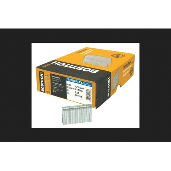 Bostitch Gauge Galvanized Steel Hardwood Flooring Staples 2 in. Leg x 1/2 in. Crown 15-1/2