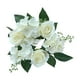 thumbnail image 1 of 20 Cm Pilar Vela Anillos Guirnalda Guirnalda Centros de Mesa Floral Artificial para La Decoración de La Boda , blanco, 1 of 9
