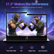 Nimo Gaming Laptop 17.3 Ryzen 9 8945HS,32GB RAM, 1TB SSD, Radeon 780M Graphics, PD 100W Type-C 4.0, AI&VR Ready Copilot+ PC, Backlit Keyboard Fingerprint