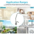 thumbnail image 2 of TOPINCN 1/4'' Zinc Alloy Kitchen Faucet Tap Chrome Reverse Osmosis RO Drinking Water Filter, Drinking Water Filter, Kitchen Faucet Tap, 2 of 7