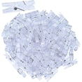 thumbnail image 1 of 120 Pieces Mini Transparent Plastic Clip Hanging Photo Clips (Clear), 1 of 5