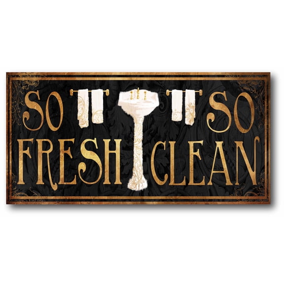 Golden Freshness Gallery-Wrapped Canvas Wall Art, 12x24