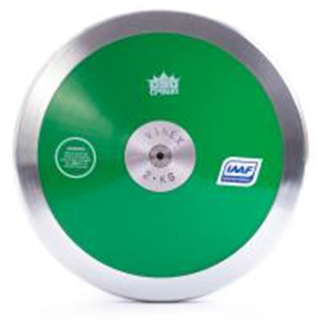 2kg Low Spin Discus, 70 Rim Weight Official Track & Field Throwing Discus for Intermediate