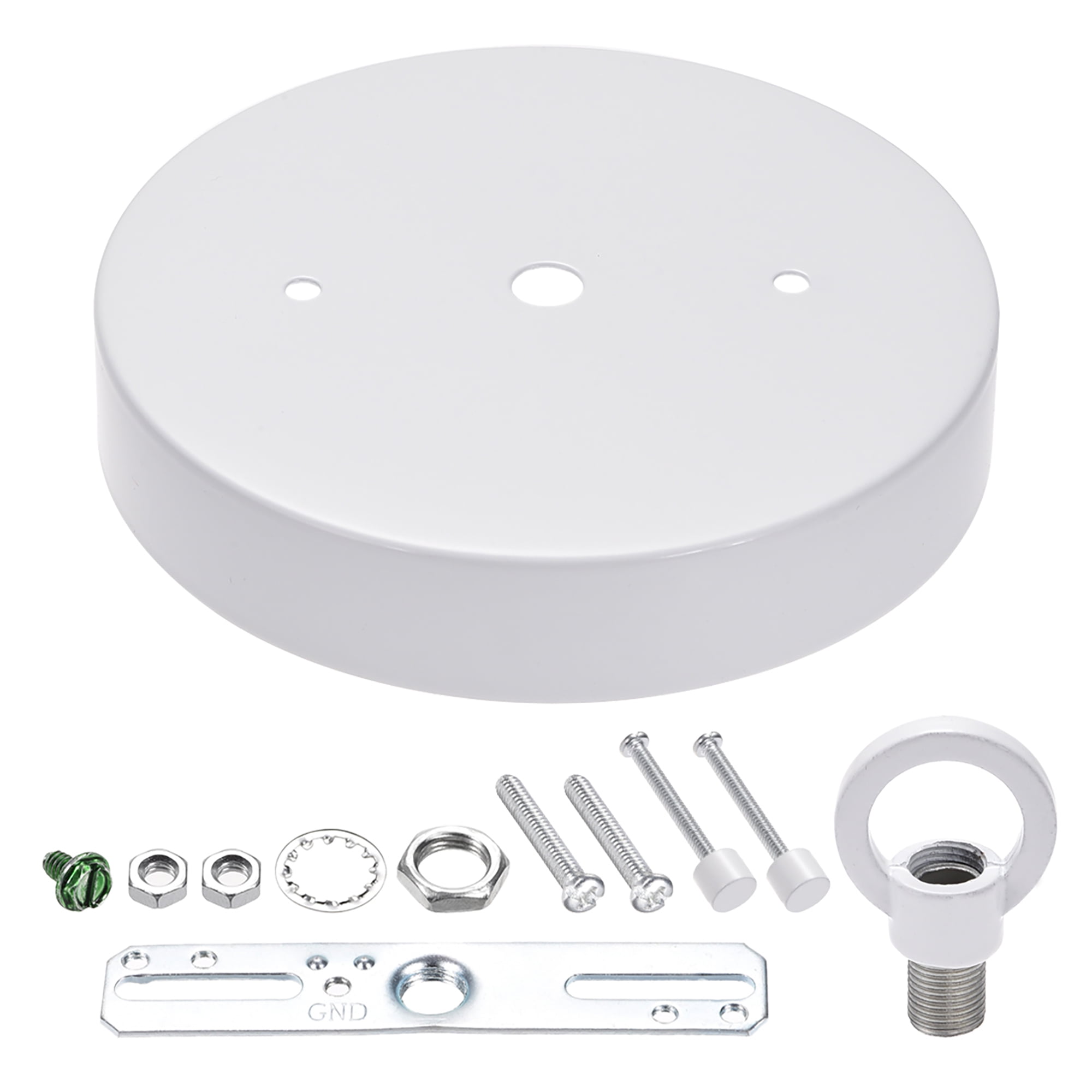 Uxcell Ceiling Canopy Light Kit With Loop 5 18 Inch White 3pcs