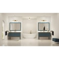 thumbnail image 3 of Singleton Collection One-Light 14" Vintage Brass Farmhouse Medium Semi-Flush Mount Light with Clear Glass Shade, 3 of 9