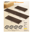 thumbnail image 4 of Repisas Flotantes Madera Modernas Estantes Baño 4 Pzs Malubero Blanco, 4 of 5