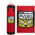 thumbnail image 2 of 3.3ft Punching Bag Set Fitness Boxing Bag Boxing Target with 8 Accessories, MMA Heavy Muay Thai Training Gloves Punching Mitts Ceiling Hook Hanging Chain UNFILLED, 2 of 11