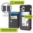 thumbnail image 1 of Cell Phone Wallet for Back of Phone, Stick On Wallet Credit Card ID Holder with RFID Protection Compatible with iPhone,, 1 of 5