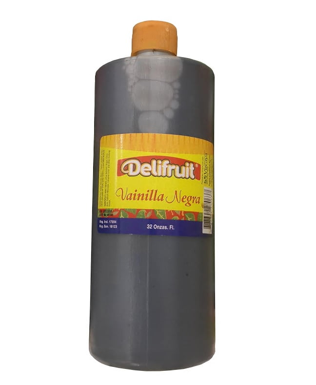 Delifruit Black Vanilla Extract From Dominican Republic 32 Oz (Pack of 1)