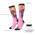 thumbnail image 4 of Goofa Trolls Band Together Pattern Adult Stockings, Color-Block Knee High Socks, Comfortable and Breathable, Soft and Stretchable, Sports, and Decoration, 4 of 6