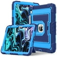 thumbnail image 2 of Case For iPad 11 A16 (2025)/iPad 10th Generation 10.9" (2022) Foldable Stand Protective Cover With Pen-Slot and Shoulder Strap, 2 of 9