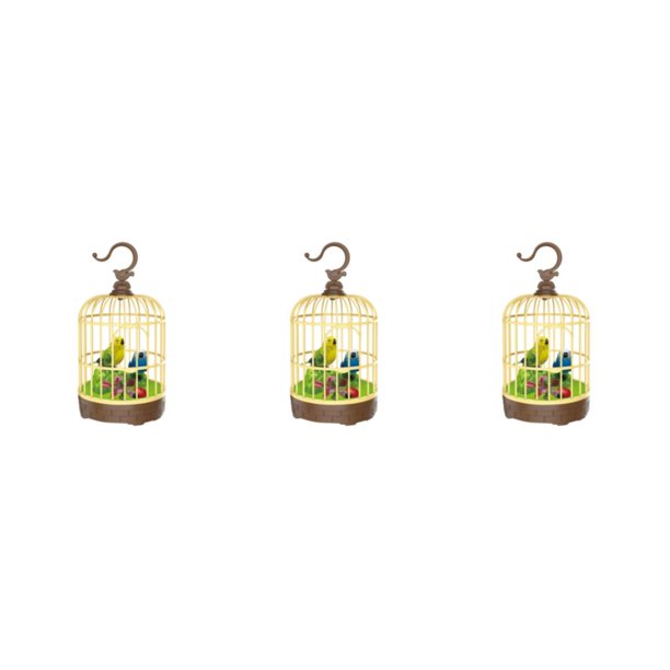 Sidaley Singing Chirping Bird in Cage Realistic Activated Chirp Sound Type1