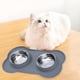 thumbnail image 4 of Comederos para perros de acero inoxidable y bebederos para perros con sistema antiderrames y antideslizante., 4 of 5