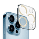 thumbnail image 1 of Mica De Cámara Cristal Deluxe Para iPhone 13 Pro/ 13 Pro Max Dorado – Vidrio Templado Protector De Lente, 1 of 6