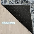 thumbnail image 5 of Addison Rugs Chantille Indoor/Outdoor Traditional Navy Machine Washable Rectangle Rug, 3' x 5', 5 of 8