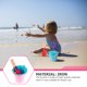 thumbnail image 3 of 4 cubos de playa para niños, de hierro, duraderos, con pala, para jugar con arena., 3 of 5