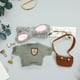 thumbnail image 2 of onlyliua para El Hogar Ropa Lalafanfan, Conjunto de Ropa de Vestir para Juguetes de 30 Cm con Gafas, Gorra, Suéter, Falda, Mochila, Juguetes para Niños y Niñas, 2 of 4