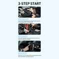 thumbnail image 3 of 1000A Peak 500A Starting Current 6000mAh Car Jump Starter with 60W Air Compressor, 2.2" Screen, Preset Tire Pressure, 4 LED Lights, 12 Safety Protections, Multi-Purpose Inflation for Cars,, 3 of 6