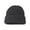 Charcoal, variant on Unisex Blaze Chunky Cuffed Knit Roll Up Beanie Cap - 12'' 100% Acrylic Hat, Navy, One Size, 1 Piece
