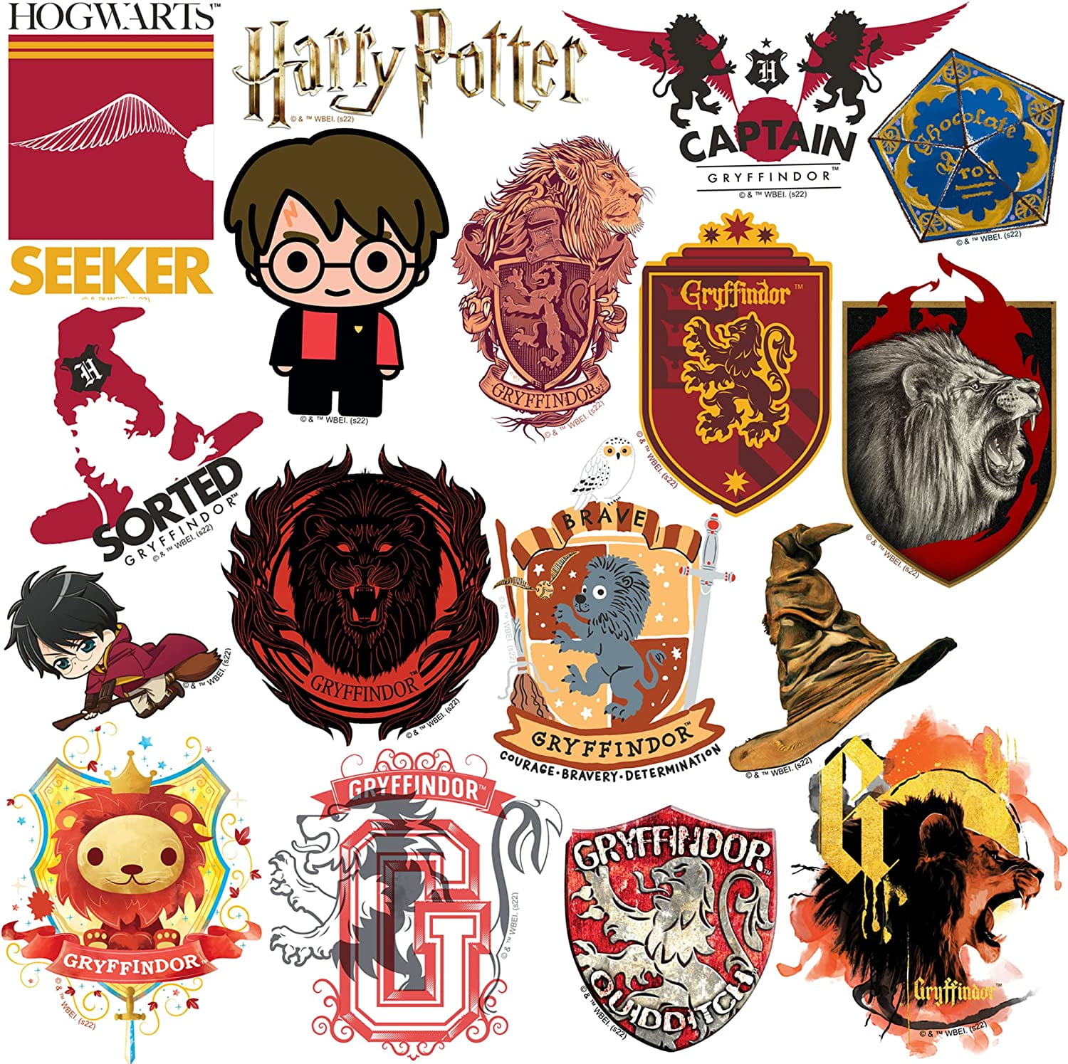 Harry Potter Ravenclaw Theme Sticker Pack Die Cut Vinyl Stickers Variety  Pack - Laptop, Water Bottle, Scrapbooking, Tablet, Skateboard,  Indoor/Outdoor