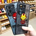 thumbnail image 2 of Funda mate para VIVO V25 V23E V23 V21 V20 V19 V17 V15 V11 Z1 Z6 T1 S16 PRO 5G Funda Coque Shell Los vengadores de Marvel héroes espacio, 2 of 5