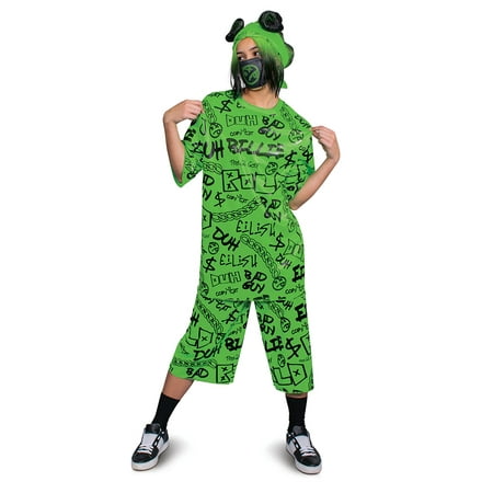 Billie Eilish Adult costume GREEN L (12-14)