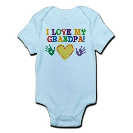 

CafePress - I Love My Grandpa Infant Bodysuit - Baby Light Bodysuit