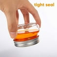 thumbnail image 4 of Mini Mason Jars,glass jar 5OZ With Lids（Silver,Ideal for Jam,Honey,Wedding Favors,Shower Favors,40 PACK$$Home Decor, Kitchen, & Other, 4 of 7