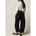 thumbnail image 5 of Women's Baggy Boyfriend Jeans Vintage Wide Leg Mid Rise Barrel Denim Ankle Pants, 5 of 10