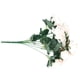 thumbnail image 3 of Ramo de flores de rosas artificiales Simulación Ramo de novia Seda Rosa falsa Decoración del hogar, Borde rosa blanco AweSitey HA7293-06B, 3 of 6