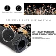 thumbnail image 3 of Garden Blooming Flowers Desk Pad, Colourful Wildflowers Floral Vintage Keyboard Large Mouse Pad Mat, Anti Slip Rubber Long Mousepad for Desktops Computers Laptop,31.5 X 11.8 Inch, Black, 3 of 5