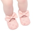 thumbnail image 2 of Baby Sweetie Baby Girls Mary Jane Flats Heart Bow Soft Sole PU Leather Flats Shoes First Walkers Non-Slip Princess Shoes, 2 of 9